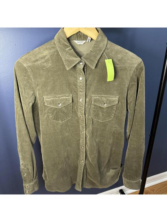 Woolrich Tops - Woolrich Women's Button Up Shirt, Dusty Olive, Medium